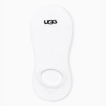 UGG Stela No Show 3 Pack White Socks for Women (DENT57381)